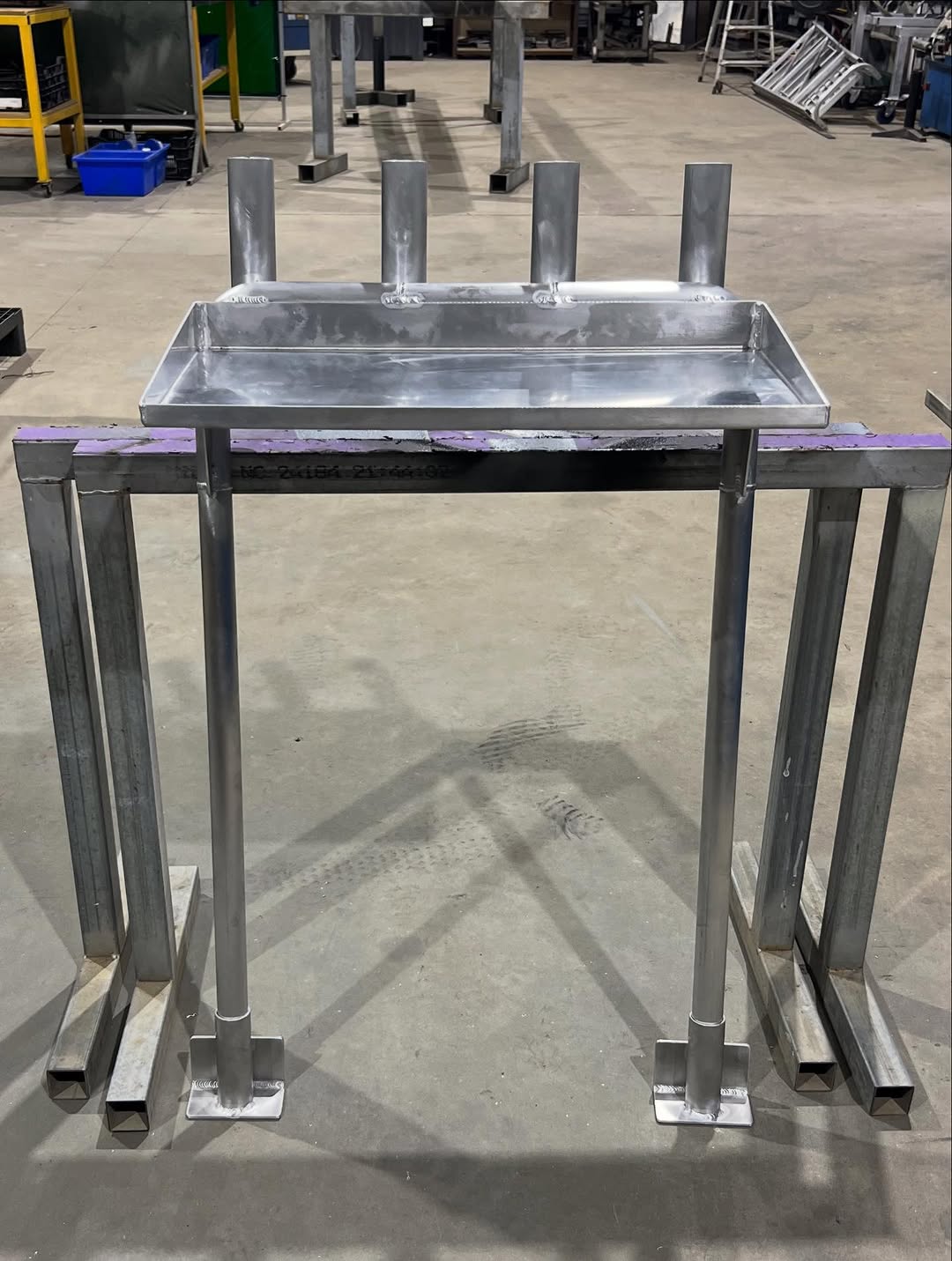 Marine aluminium bait board fabrication